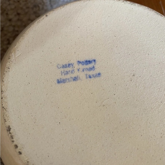 Vintage Casey Stoneware Blue and Cream Duck Art Pitcher EUC!! - Picture 12 of 16